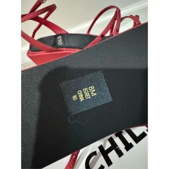 Vintage Chili’s Women's Peep Toe Platform Wedge Sandals - Size 8 - New in Box - Picture 7 of 10